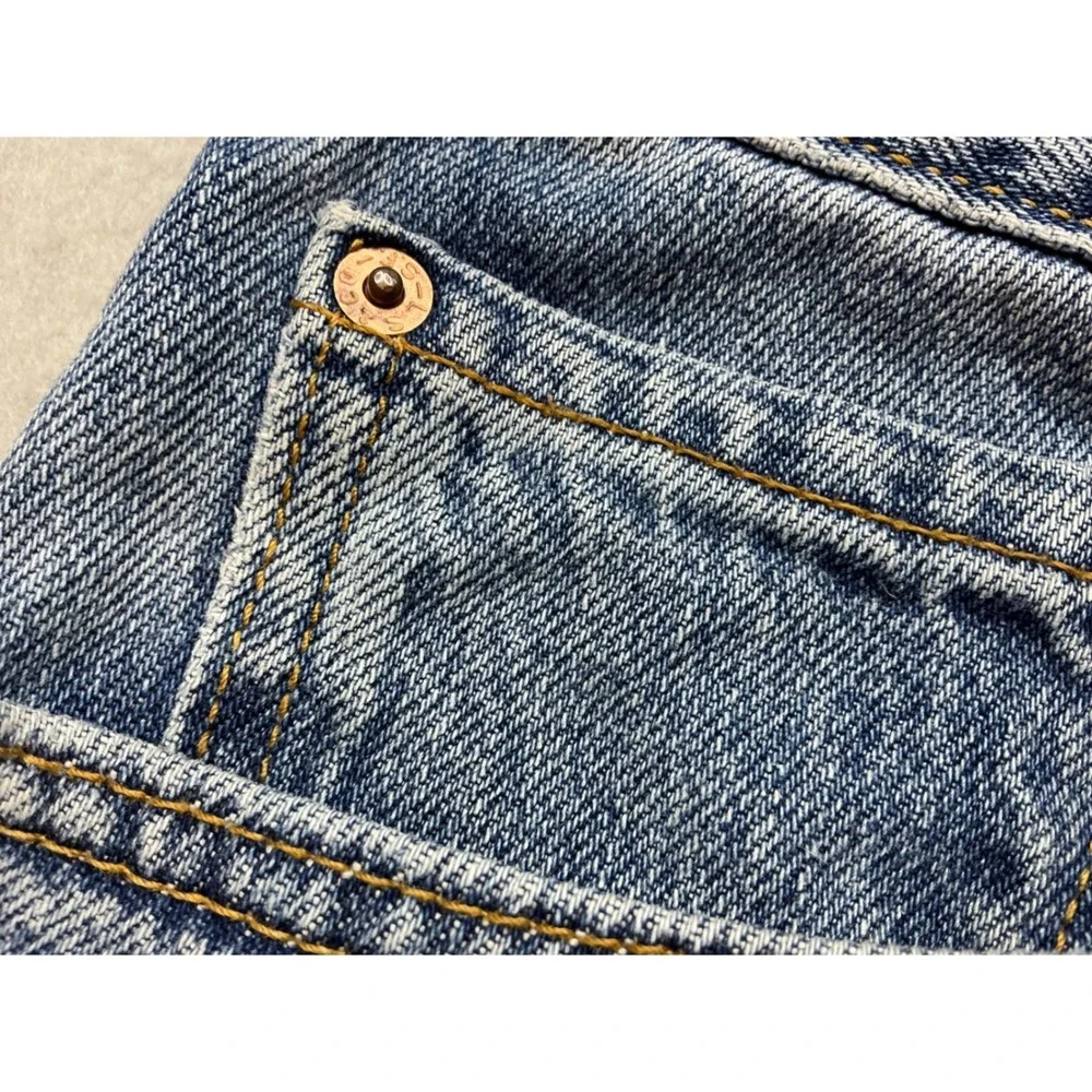 Levi's Vintage Made in USA 560 Comfort Fit Jeans Loose Tapered 36x32‎ Blue Denim